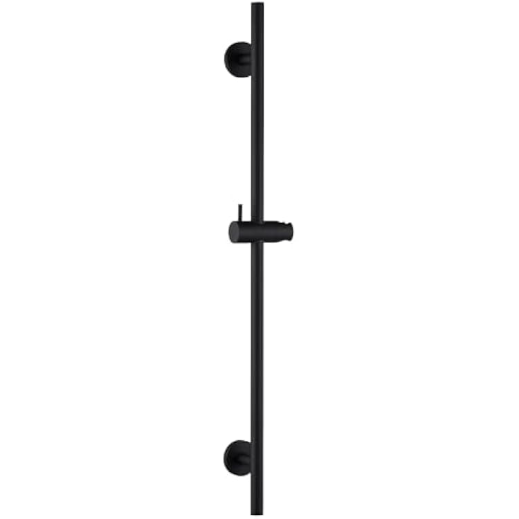 Luxier SB01-30-M 30 in. Adjustable Slide Bar for Handheld Showerheads in Matte Black