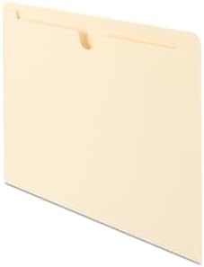 Quill Brand Reinforced File Jacket, Letter Size, Manila, 100/Box (4900)