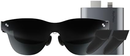 RayNeo Air 4 Pro AR Glasses & HDMI 2.0 & Sound Tube Bundle, Support HDR10