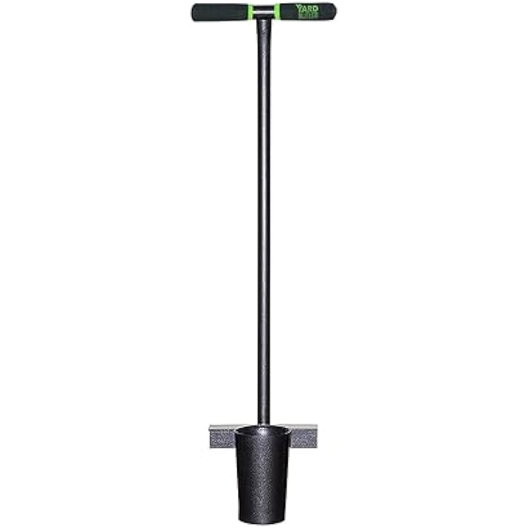 Yard Butler Bulb & Garden Planter - Long Handled Manual Planting Tool for Digging Holes to Plant Tulips, Iris, Daffodils, and Spring Flower Bulbs - IBPL-6