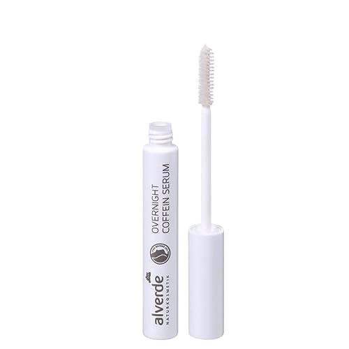 Alverde Eyelash Serum Overnight Caffeine Serum, 8 ml pack of 2 - German product