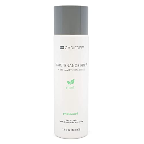 CariFree Maintenance Rinse Mint: Fluoride Mouthwash | Dentist Recommended Anti-Cavity Oral Care | Neutralizes pH | Freshen Breath | Cavity Prevention 1-Pack