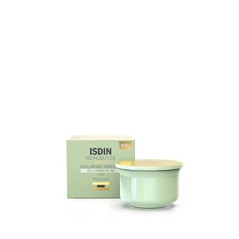 ISDIN Hyaluronic Moisture Oily & Combination Skin Mattifying Daily Face Moisturizer with Hyaluronic Acid 1.76 OZ