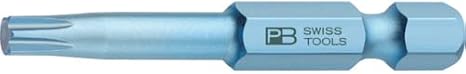 PB Swiss Tools 1/4" PrecisionBit for Power Tools with nanocoating for Torx Screws, Size T10
