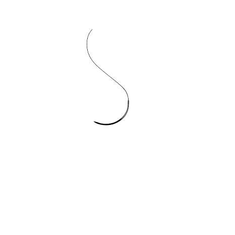 3-0 Nylon Practice Sutures - Bag of 50, Individually Wrapped - for Suture Practice - 3-0 Nylon, monofilament Suture on 3/8 Circle, Reverse Cutting Needles