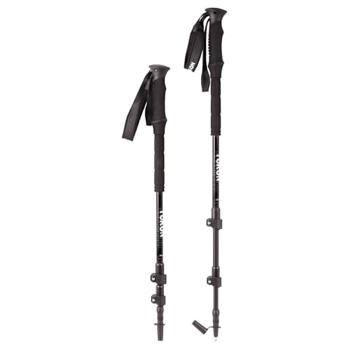 Yukon Charlies Elite Trekking Poles, Fast Lock Adjustment System, Trekking and Snow Baskets Included