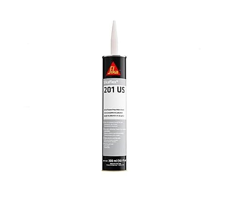 Sikaflex 201 US 1-Component Polyurethane Sealant Aluminum 300ml Cartridge