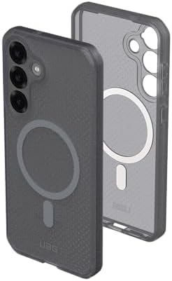 URBAN ARMOR GEAR UAG Designed for Samsung Galaxy S25 Plus Case 6.7 DOT - Compatible with Magnetic Charging Slim Transparent Rugged Military Drop Tested Protective Cover, Ash