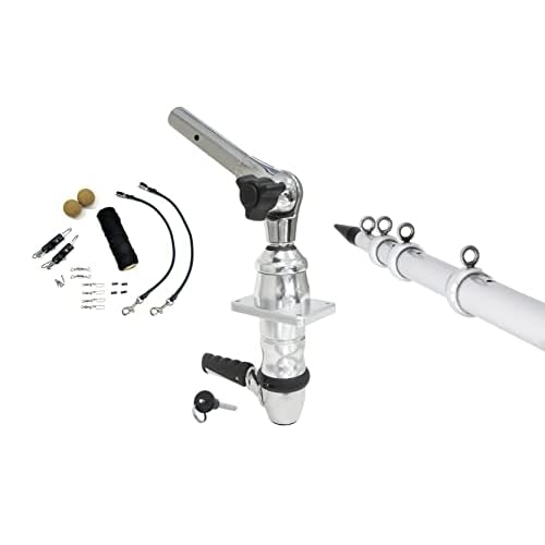 Tigress XD Top Mount Outrigger Rigging Kit Elite Rigging Kit with 15 ft Silver XD Tigress Track Telescoping Outriggers  with Mesh Carry Bag XD Top Mount System