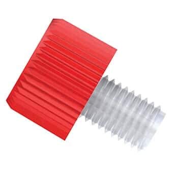 Diba Tubing End Fitting, Type S/P, 1/16 (in) OD tubing, 1/4 (in)-28 UNF(M), red PC: 10/pk