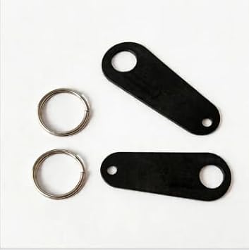 2 Pcs Guardian Bell Hanger for Motorcycle, Black Biker Bracket