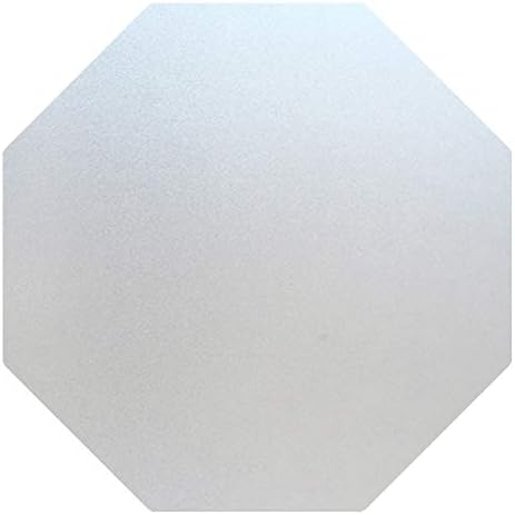PROTINT WINDOWS Precut Frosted Privacy Octagon Window Film, Self Static Adhesive Cling, 21 inches Width