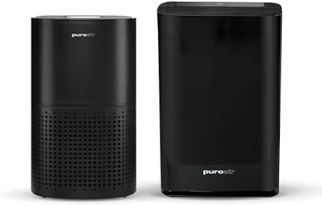 PuroAir Whole Home Bundle 240 and 400 HEPA Air Purifiers - Covers Up To 3,000 Sq Ft - Filters Up To 99.9% of Pollutants, Smoke, Pollen, Dust - Quiet HEPA Air Filter