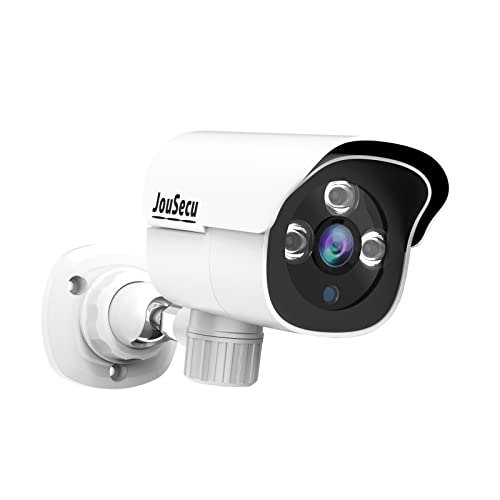 5MP PoE Camera Waterproof Outdoor Indoor Replacement Bullet Security Cameras, Only Compatible with Jousecu PoE NVR Security SystemModel:N2441N2440N2482