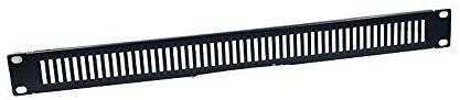 2 Pack 1U Vents Rack Mount Panel Server Network Racks Enclosures Spacer 19 inch (1U 1.75")