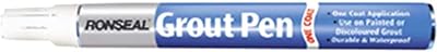 Ronseal GPBWH15 15ml One Coatgrout Pen - Brilliant White