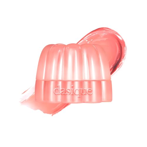 Dasique Chewing Glow Pot #02 Peach Drop 0.14 oz | Buildable & Variety of Colors | Bouncy Texture | Dewy Jelly Glow | K-beauty