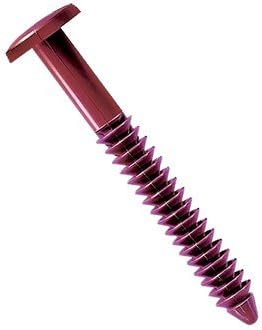 Builders Edge, Inc. 050010012027 12-Pack Burgundy Red Easy Lok Fasteners