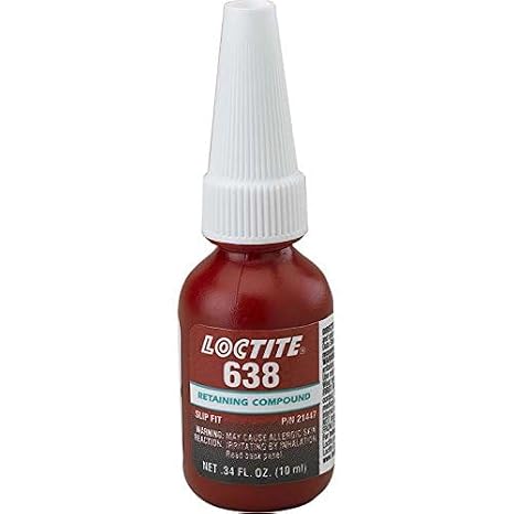 638TM Retaining Compound, Slip Fit, Maximum Strength