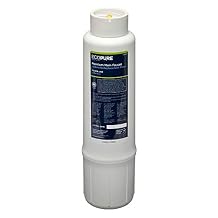 EcoPure EPWPRF Premium Main Faucet Drinking Water Replacement Filter, White, 1 Count (Pack of 1)