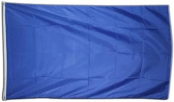 Plain Blue Flag 90 x 150 cm
