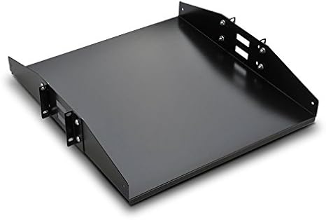 2U 19inch Cantilever Server Shelf Rack Mount Center Weighted for Network Relay Rack