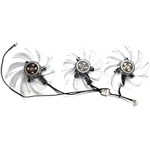 MAHIE New FD9015U12D Hellhound RX 6700 XT GPU Fan,Fit for PowerColor Hellhound AMD Radeon RX 6700 XT Gaming Graphics Card Cooling Fan Cheerfully (Color : Fan-AB)