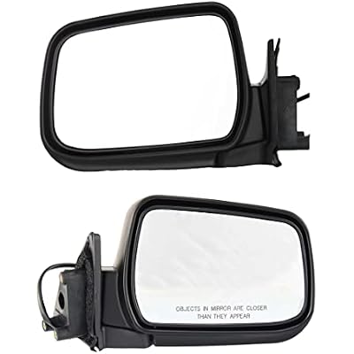 Garage-Pro Driver, Passenger Side Mirror Replacement Power Mirrors For Nissan Frontier 1998-2004, Paintable