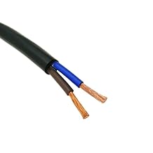 RVV Cable Black 15 AWG 1.5mm2 RVV 2/3/4/5/6/7/8/10/12/14/16/18 Cores Pins Copper Wire Conductor Electric(12 Cores 2 Meters)