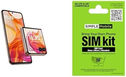 Motorola razr+ | 2024 | Unlocked | Bundle with Simple Mobile