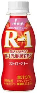 Cool Shipping Meiji Yogurt R-1 Drink Type Strawberry ∴112ml×36 bottles∴