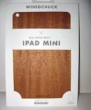 Ipad Mini Wood Skin - Mahogany-Woodchuck
