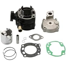 Cylinder Block And Head Fits 70cc Bore Compatible With SR70 SP70 SR70 Ditech Fun Master Racing Sport 50cc 47mm 12mm 2T