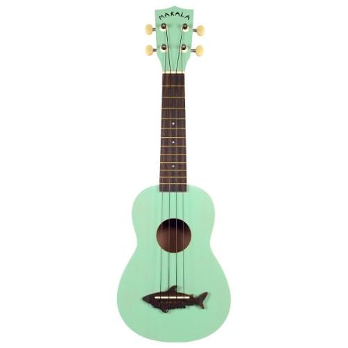 Makala Surf Green Shark Soprano Ukulele by Kala MK-SSGRN