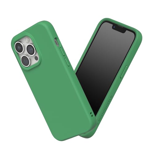 RhinoShield Case Compatible with [iPhone 14 Pro] | SolidSuit - Shock Absorbent Slim Design Protective Cover with Premium Matte Finish 3.5M  11ft Drop Protection - Parakeet Green