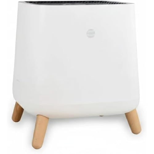 Smart AirAKA Smart Health Sqair Air Purifier|H13 HEPA &Activated Carbon|Cleans up to 900 sq ft30 mins,23-52 dB|For Home, Bedroom, Office, Kitchen|Reduces Allergies, Smoke, Dust, Pet Odors|SA120-3-4