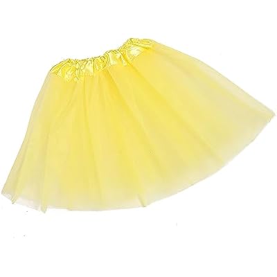 Halloween Tulle Tutu Skirt Girls Skirt Elastic Running Tutus Classic 3 Layered Tutu Skirt Costume