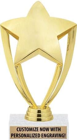6.75" Custom Star Player Trophies - Star Recognition Trophy Awards