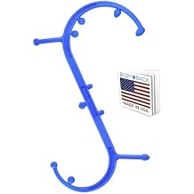 Body Back Buddy Classic USA Made FSA Eligible Handheld Full Body Massage Cane Trigger Point Massage Tool for Deep Tissue Pain Relief - Dual Massage Hooks for Back, Shoulder, Neck. Manual Back Massager