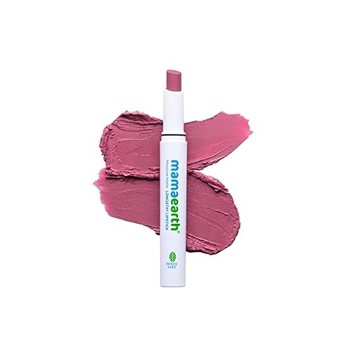 MAMAEARTH Moisture Matte Long Stay Lipstick with Avocado & Vitamin E 0.07 Oz2g