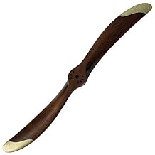 XOAR PJWWI Scimitar 18x10 Dark Warbird RC Model Airplane Propeller PJWWI-SCIMITAR-D18X10. 18 Inch 2 Blade Classic WWI Warbird Wood Beechwood Aircraft Propellers Prop for Gas Gasoline Engines
