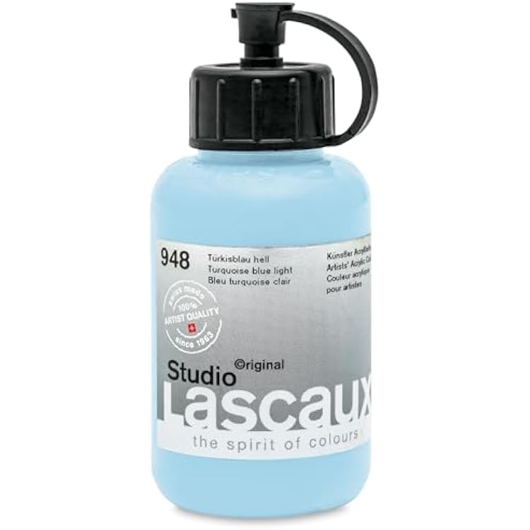 Lascaux : Studio : 85ml : Turquoise Blue Light