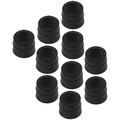 HCPRO Refrigerant Charging Hose Replacement Gaskets - 14 Black Rubber, Pack of 10 for Leak-Free Seals, Compatible with Standard and High-Pressure Hoses HCRHG14