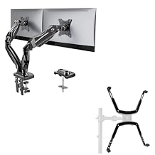 HUANUO Dual Monitor Stand and HUANUO Universal VESA Mount Adapter Kit
