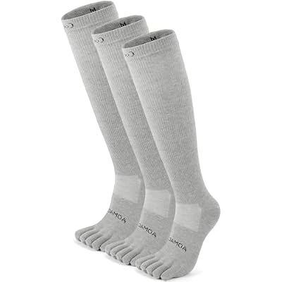 Compression Toe Socks Knee High Coolmax Hiking Socks Graduated Support for Running,Travel,Flight