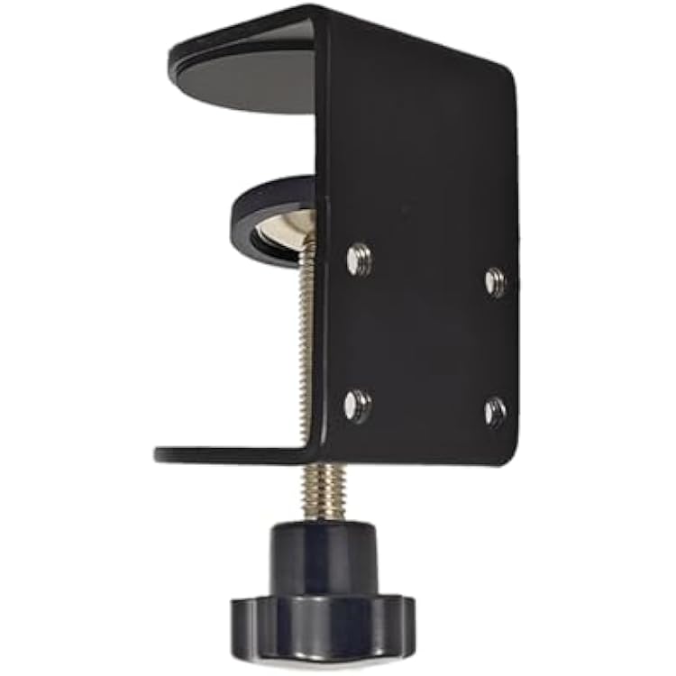 Small C Clamps 2 Inch with 4 Small Holes in the Back, 1-Pack Adjustable Desk C-Clamp for Range 0.39~2, Versatile Clamp for Brake, Parts Assembly, Fastening, Welding, Woodwork, Metal Work