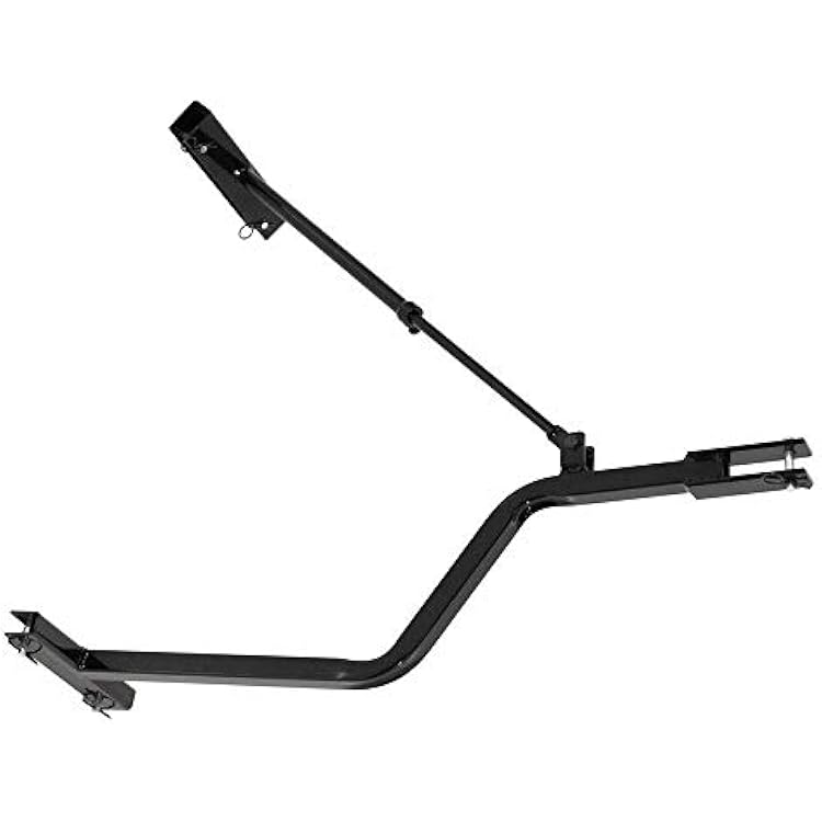 EARTHQUAKE 1692327 Chipper-Shredder Tow Bar Kit, Fits All and Tazz Chippers, Adjustable Brace Height, Fits Most ATVs or Lawn Tractors, Heavy Duty Steel