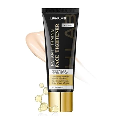 Instant Face Lift Cream: Temporary Face Tightener for Mature Skin (Age 50+) Visibly Firm & Smooth the Look of Wrinkles Fine Lines For Bare Skin Use
