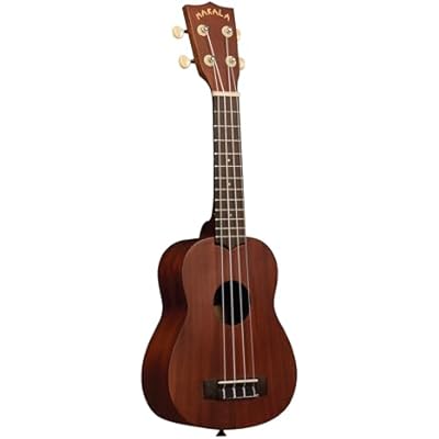 Kala Makala Classic Soprano Ukulele 21 Inch, Beginner Friendly Entry Level Ukulele with Mahogany Body, Easy Playing Nickel Frets for Students Classrooms and First Time Players