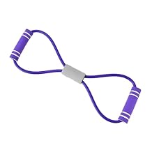 Figure 8 Fitness Resistance Bands with Handles - Exercise Tube Band for Arm and Shoulder Stretch,Training Elastic Strap Tension Rope for Women and Men